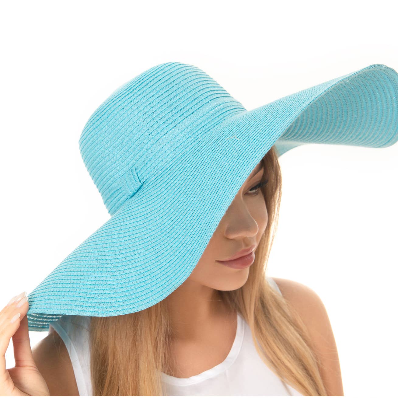 Wide Brim Floppy Paper Straw Sun Hat – Shaded Eyez Online Eyewear