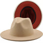 Two Tone Fedora Hat