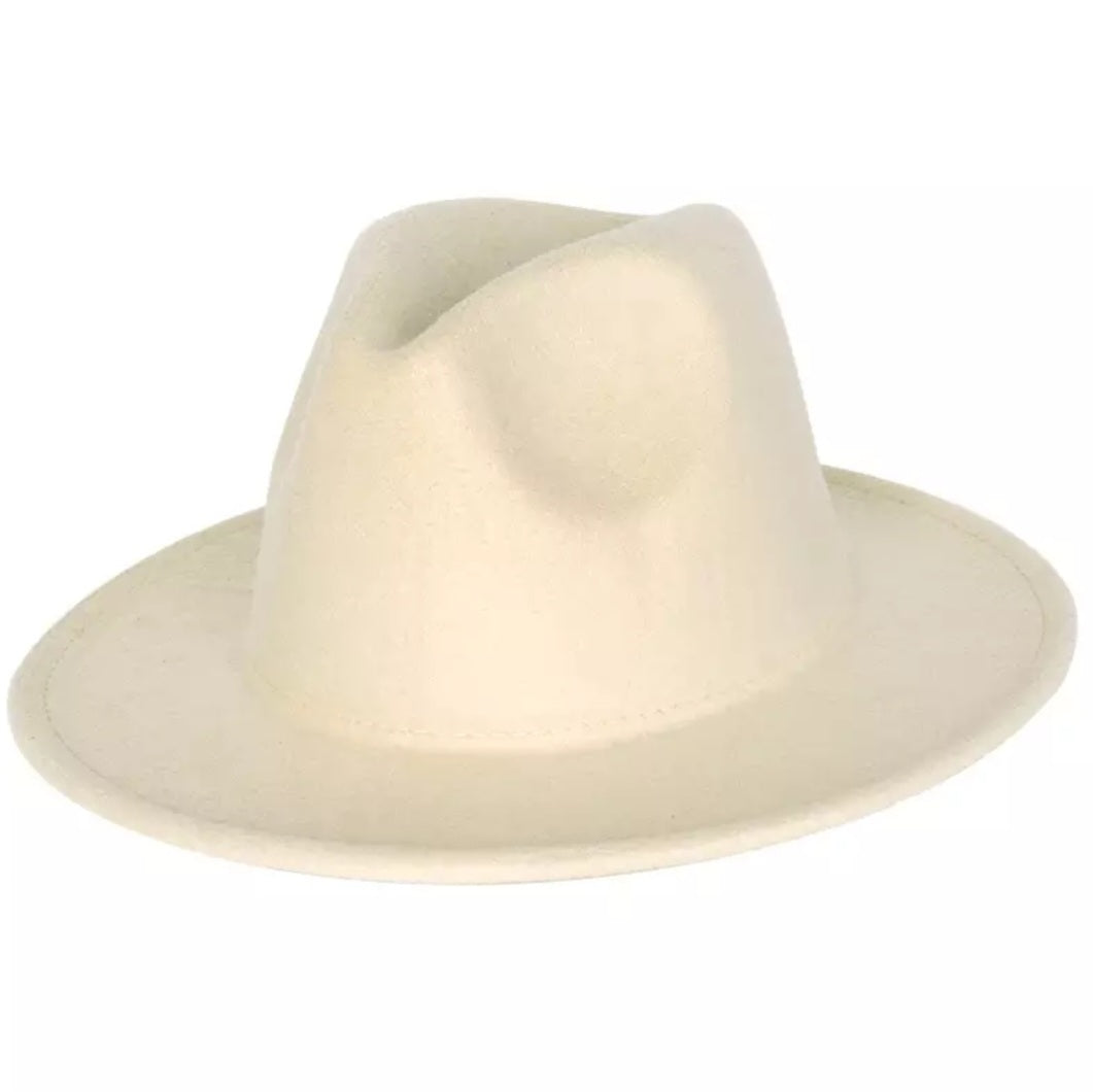 Solid Fedora Hat